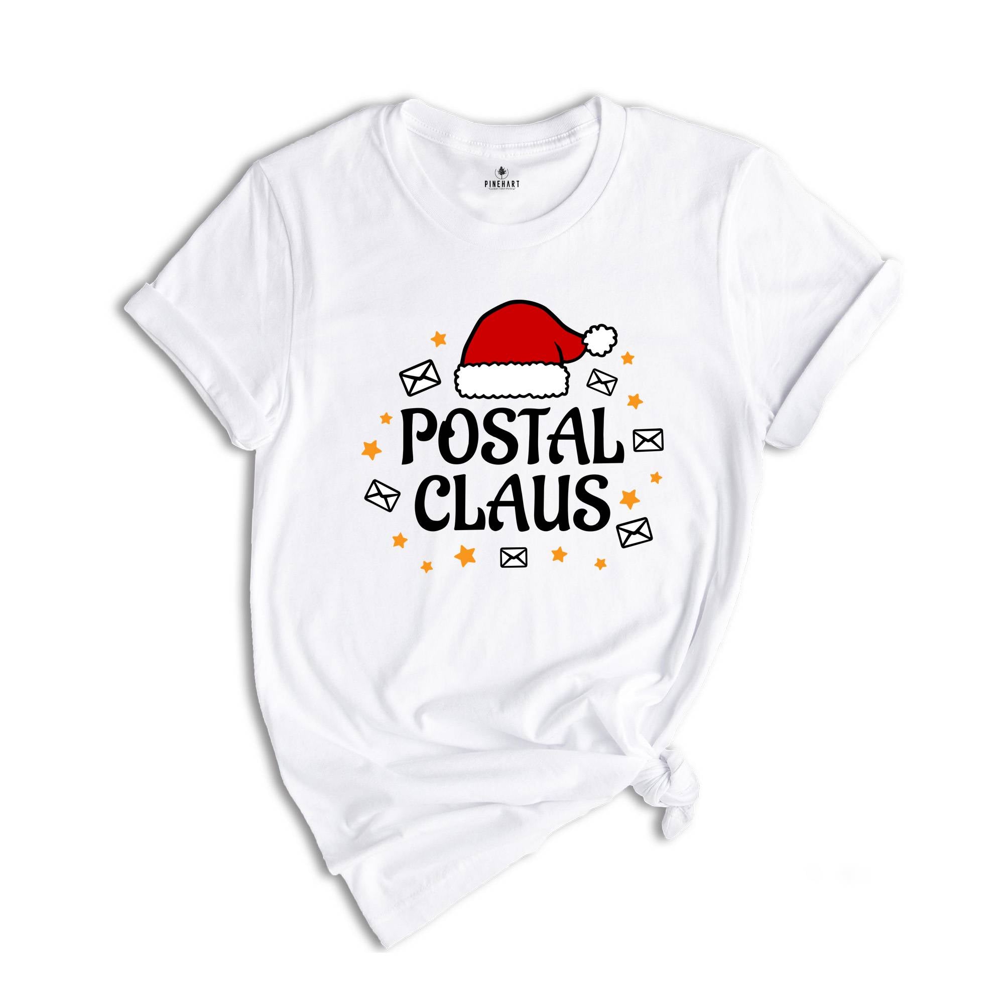 Christmas Postal Claus Shirt, Christmas Postal Worker T-Shirt, Santa’s Mail Carrier Tee, Merry Postal Worker Gift