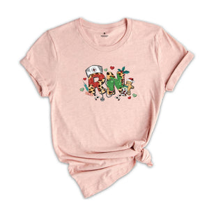 Christmas Registered Nurse Shirt, Christmas RN, Christmas Nurse and Gingerbread Tee, Nursing School Tee, Nurse Life Tee