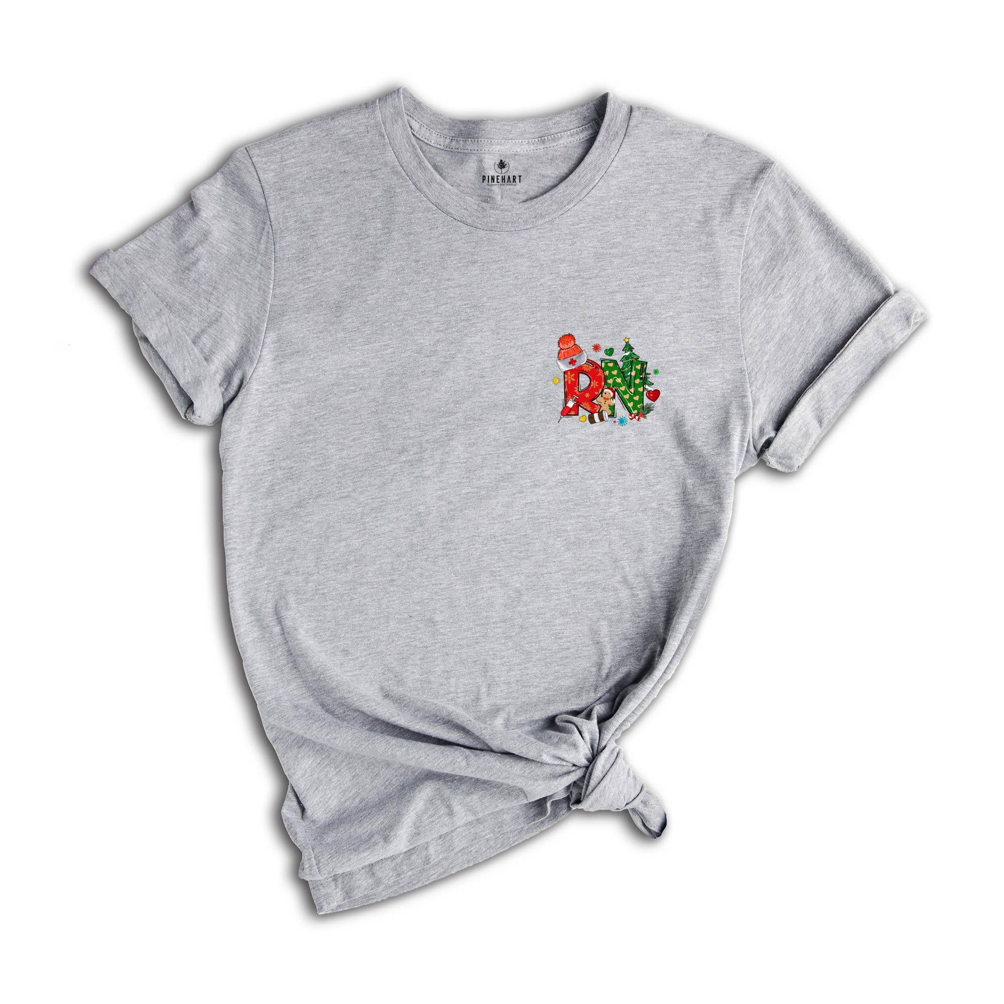 Christmas Registered Nurse Shirt, Christmas RN Tee, Christmas Nurse Gift, Nursing School Tee, Nurse Life Tee, Nurse Crew