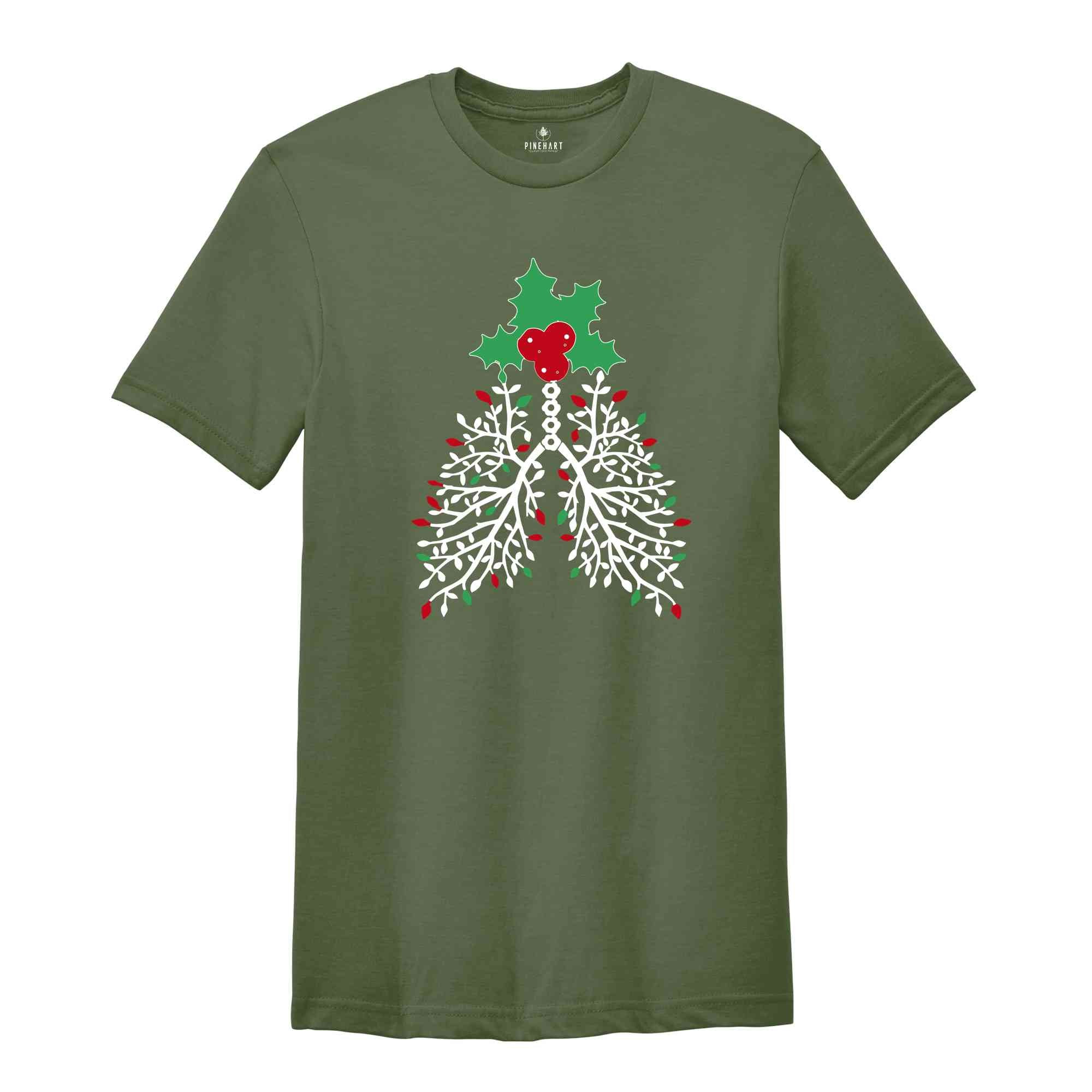 Christmas Respiratory Therapist Shirt, Christmas Shirt, Respiratory Therapist Gifts, Lung Crew Therapy, Therapist Assistant