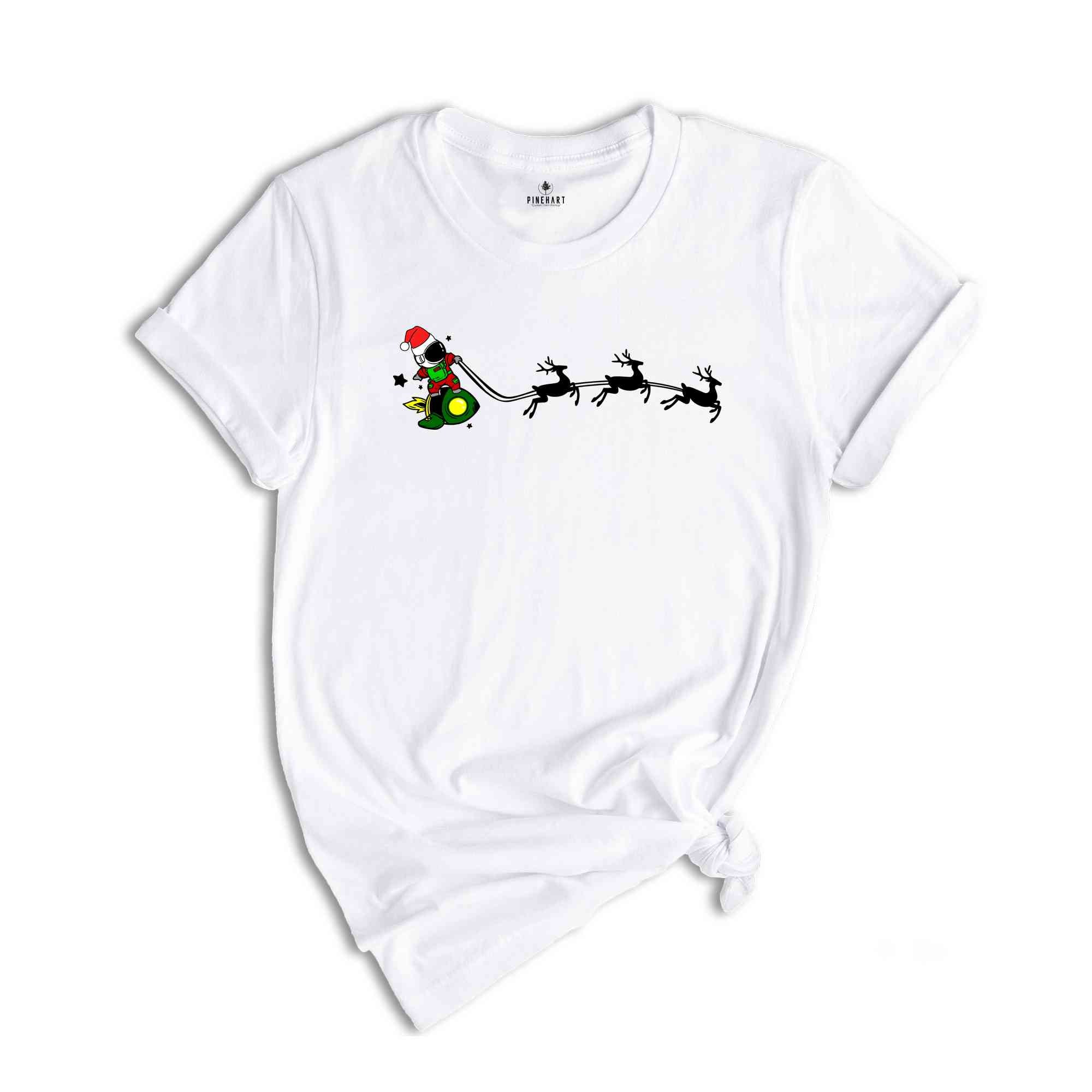 Christmas Santa Astronaut Shirt, Funny Planets Christmas T-Shirt, Astronaut Shirt, Christmas Gift, Funny Astronaut Gift