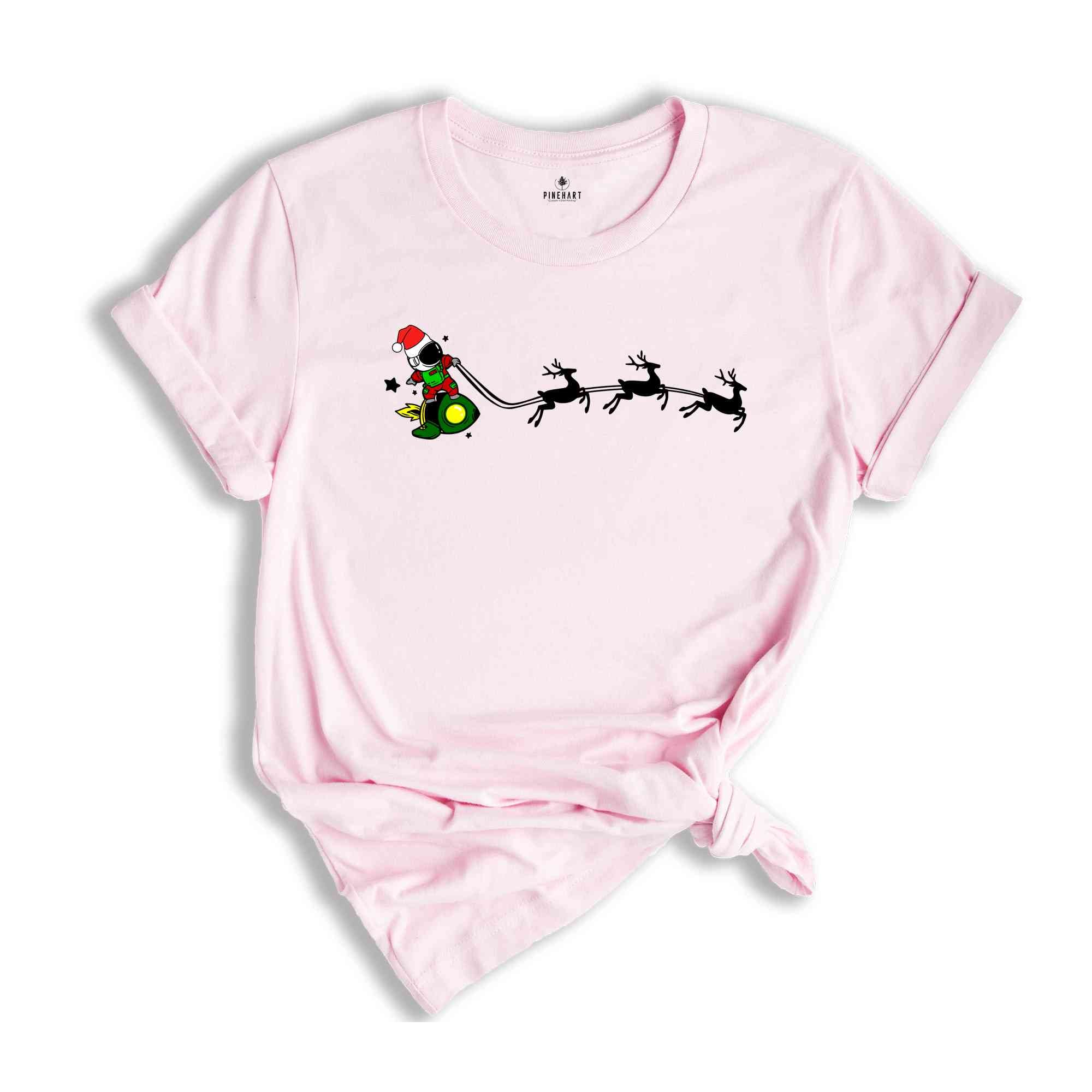 Christmas Santa Astronaut Shirt, Funny Planets Christmas T-Shirt, Astronaut Shirt, Christmas Gift, Funny Astronaut Gift