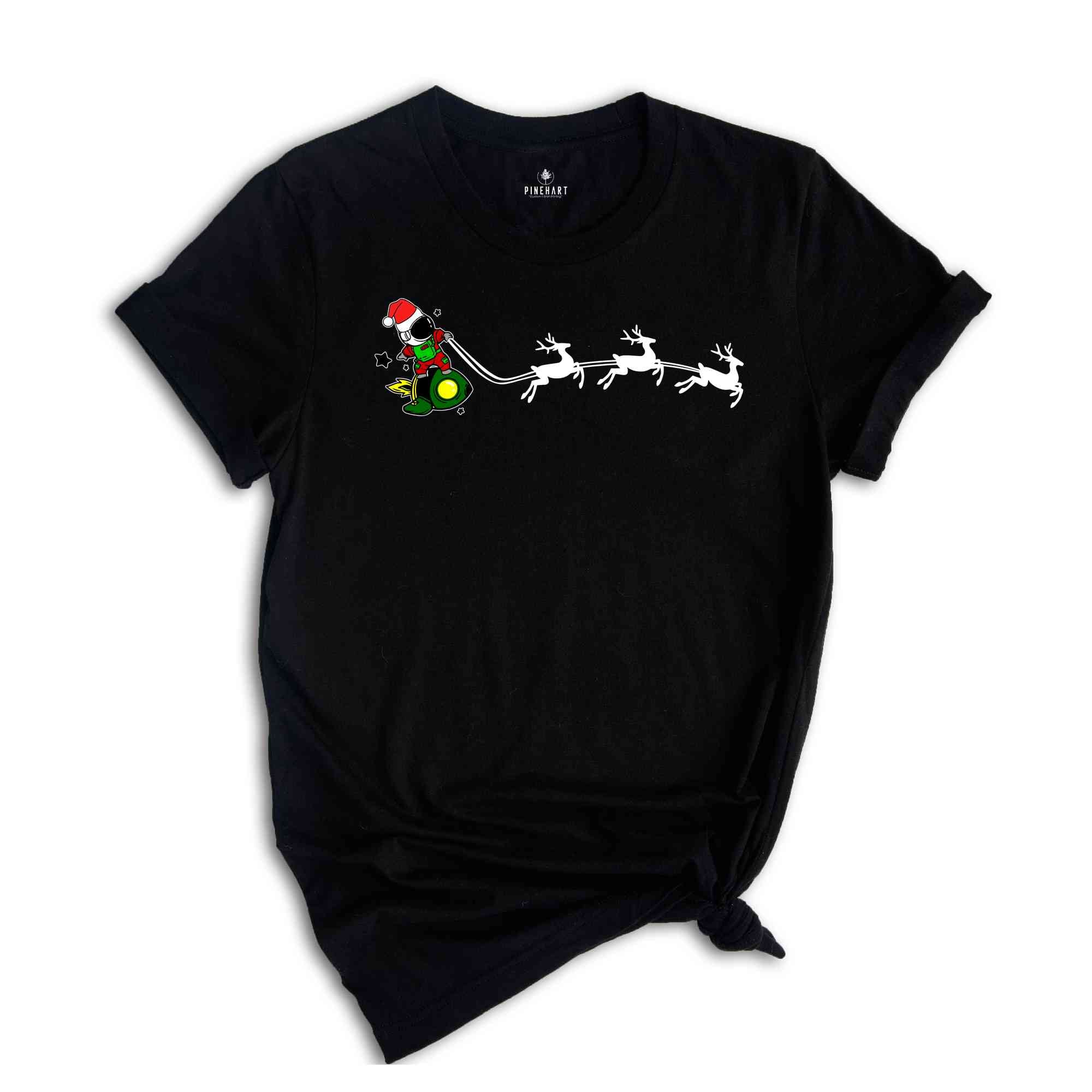 Christmas Santa Astronaut Shirt, Funny Planets Christmas T-Shirt, Astronaut Shirt, Christmas Gift, Funny Astronaut Gift