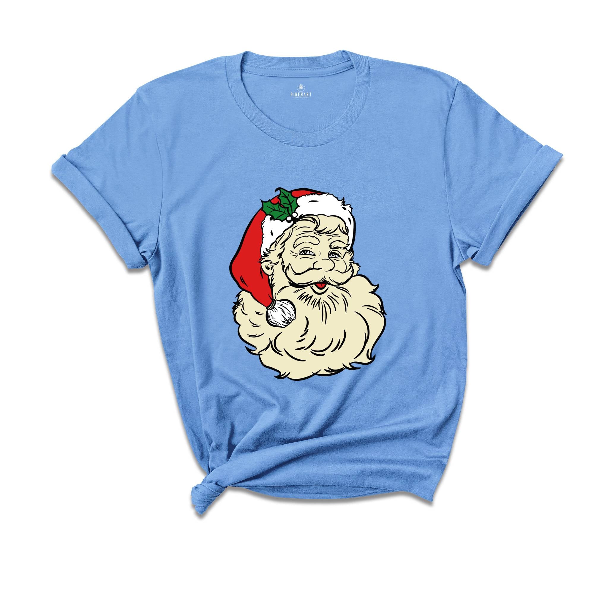 Christmas Santa Shirt, Retro Santa Shirt, Gift for Christmas, Retro Christmas Shirt, Holiday Shirt, Xmas Santa Shirt