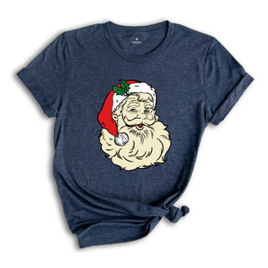 Christmas Santa Shirt, Retro Santa Shirt, Gift for Christmas, Retro Christmas Shirt, Holiday Shirt, Xmas Santa Shirt