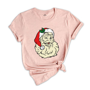Christmas Santa Shirt, Retro Santa Shirt, Gift for Christmas, Retro Christmas Shirt, Holiday Shirt, Xmas Santa Shirt
