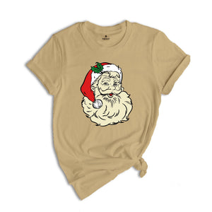Christmas Santa Shirt, Retro Santa Shirt, Gift for Christmas, Retro Christmas Shirt, Holiday Shirt, Xmas Santa Shirt