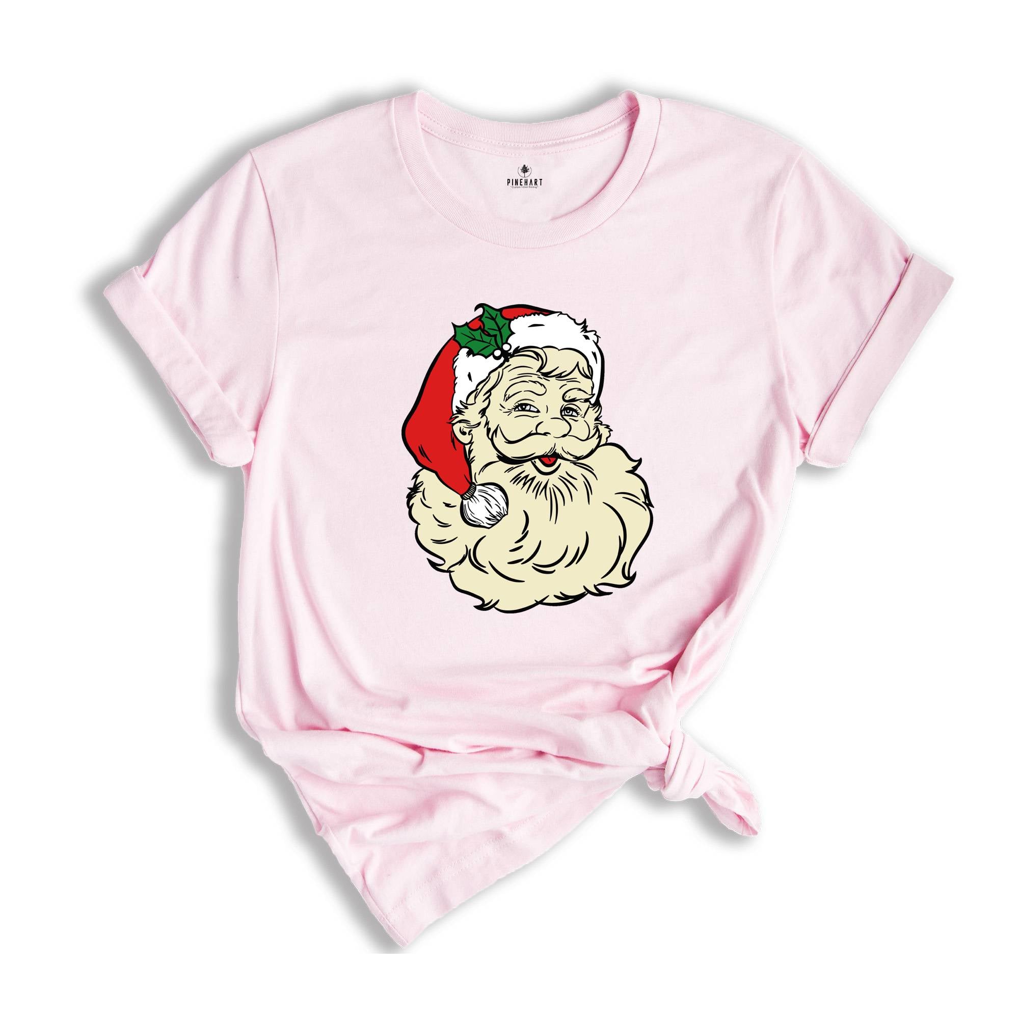 Christmas Santa Shirt, Retro Santa Shirt, Gift for Christmas, Retro Christmas Shirt, Holiday Shirt, Xmas Santa Shirt
