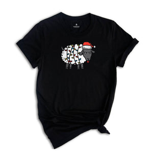 Christmas Sheep Lights Shirt, Christmas Sheep Shirt, Cute Christmas Gift, Sheep Christmas Gift, Christmas Costume
