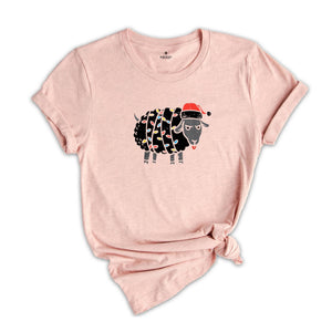 Christmas Sheep Lights Shirt, Christmas Sheep Shirt, Cute Christmas Gift, Sheep Christmas Gift, Christmas Costume