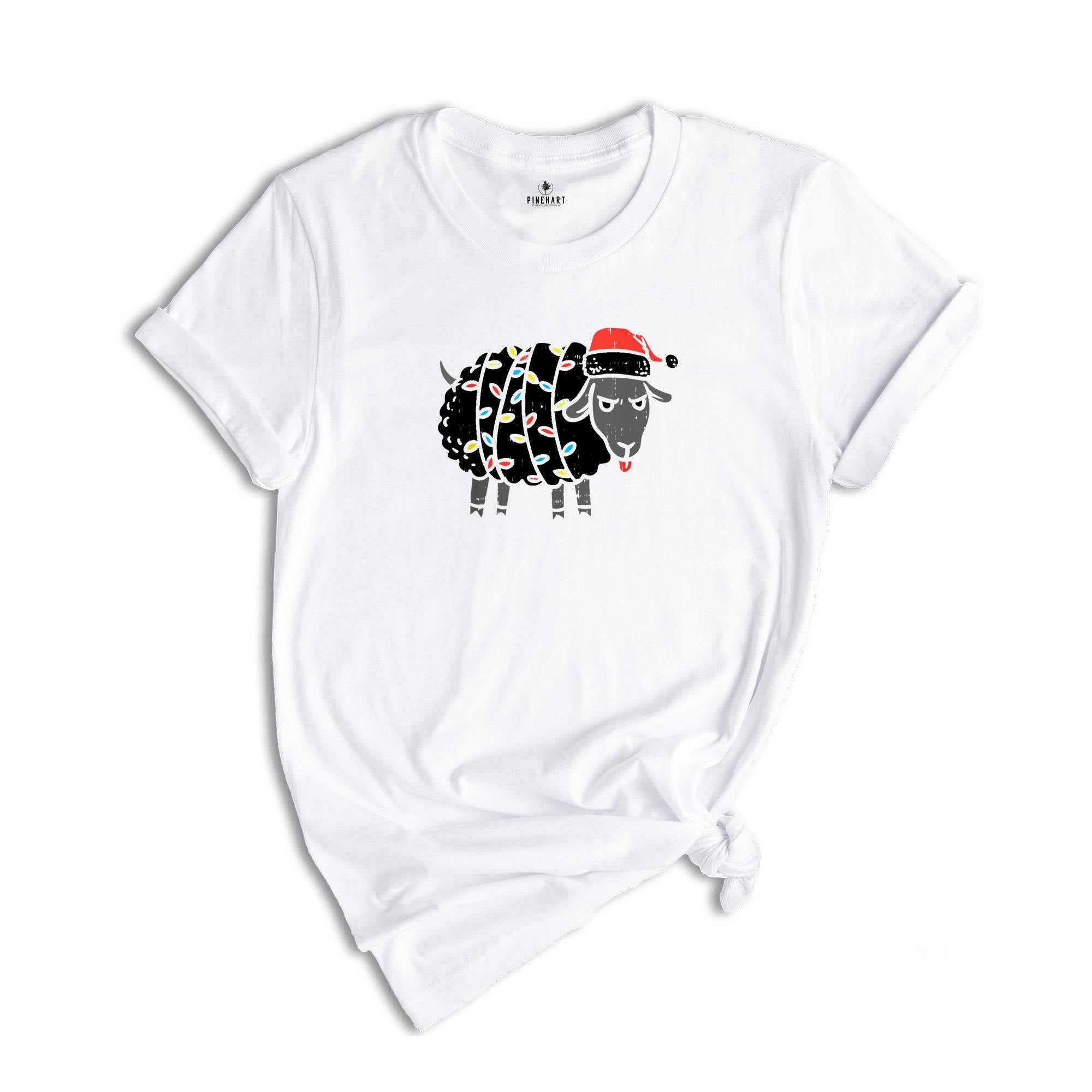 Christmas Sheep Lights Shirt, Christmas Sheep Shirt, Cute Christmas Gift, Sheep Christmas Gift, Christmas Costume