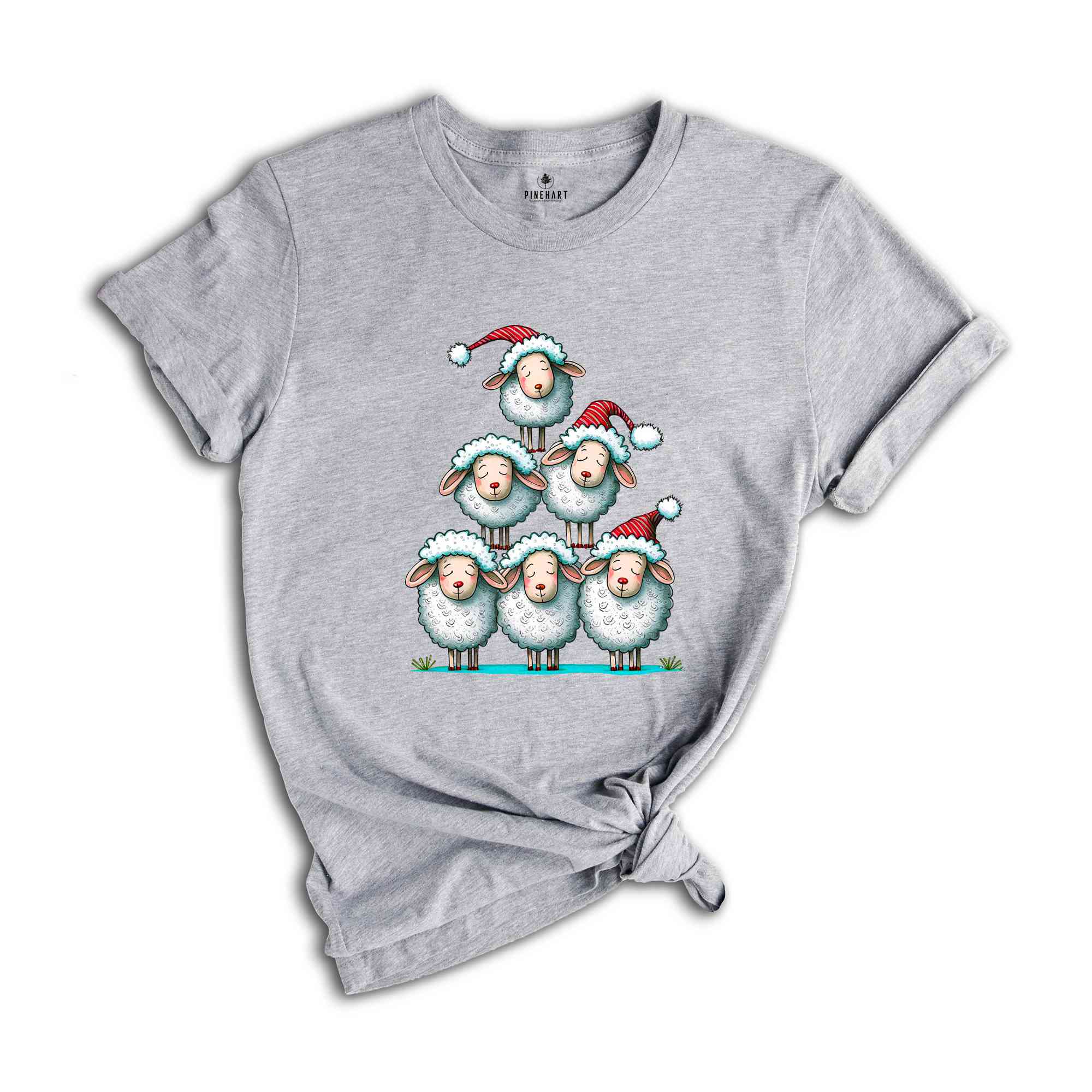 Christmas Sheep Tree Shirt, Christmas Sheep Shirt, Cute Christmas Gift, Sheep Christmas Gift, Christmas Costume