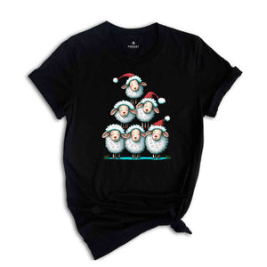 Christmas Sheep Tree Shirt, Christmas Sheep Shirt, Cute Christmas Gift, Sheep Christmas Gift, Christmas Costume