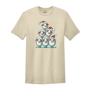 Christmas Sheep Tree Shirt, Christmas Sheep Shirt, Cute Christmas Gift, Sheep Christmas Gift, Christmas Costume