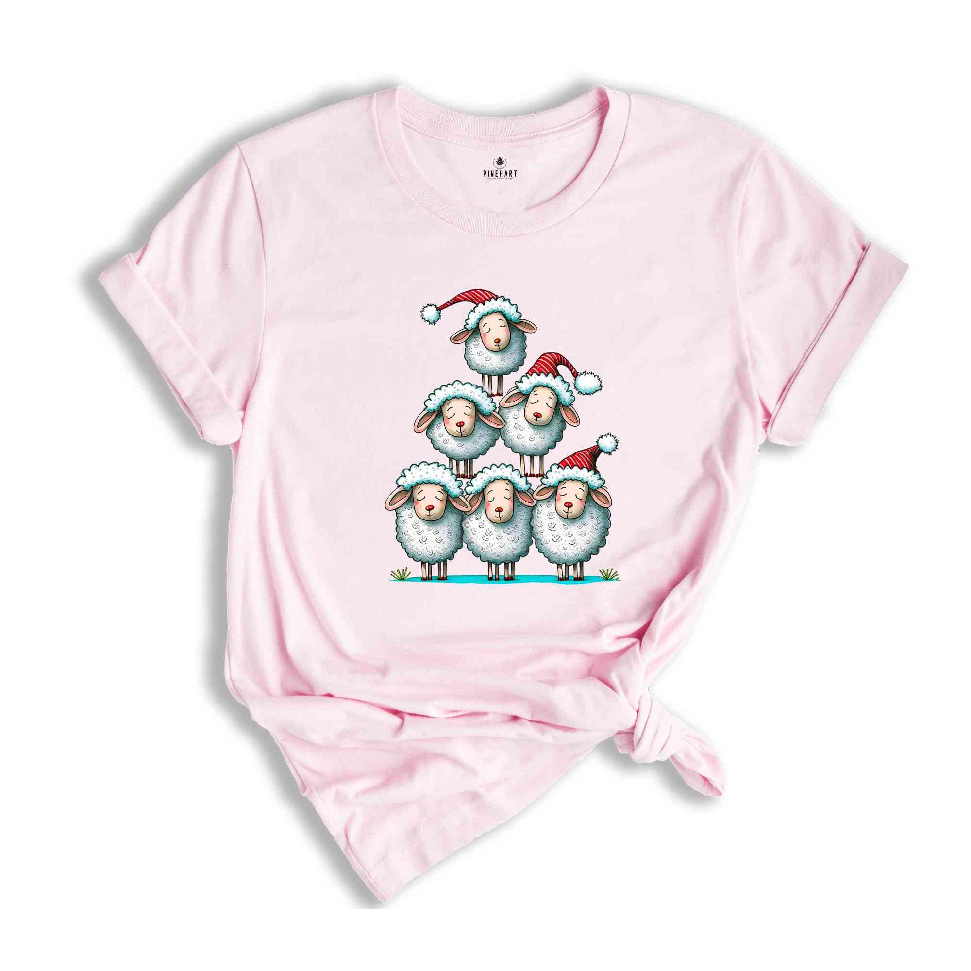Christmas Sheep Tree Shirt, Christmas Sheep Shirt, Cute Christmas Gift, Sheep Christmas Gift, Christmas Costume