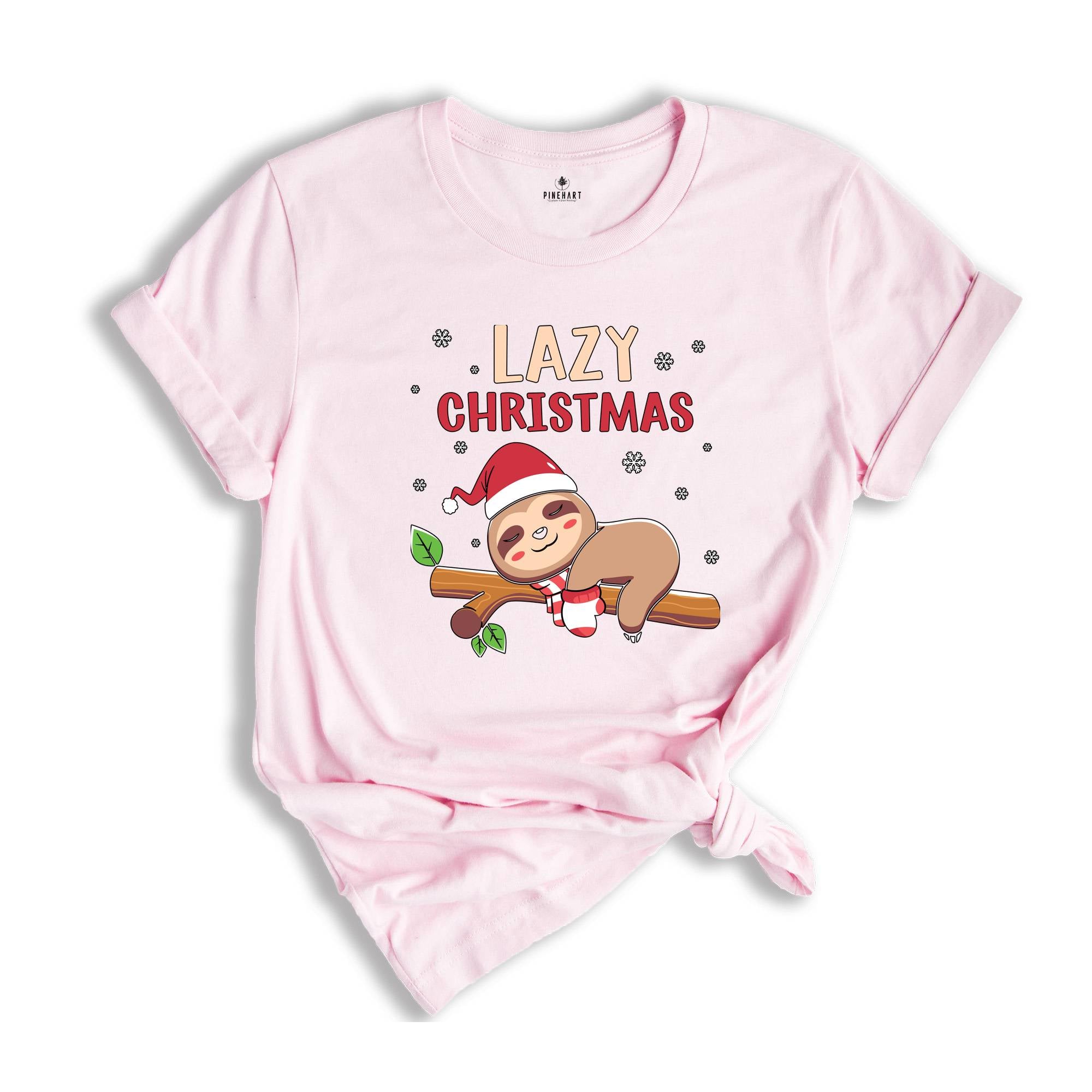 Christmas Sloth T-Shirt, Sloth Christmas, Funny Lazy Animal T-Shirt, Lazy Christmas Tee, Funny Slothmas Tee, Christmas Gift