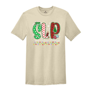 Christmas SLP T-Shirt, Speech Language Pathologist Shirt, Christmas Gift For SLP, Cute Xmas Speech Therapy Tee, Holiday SLP Tee