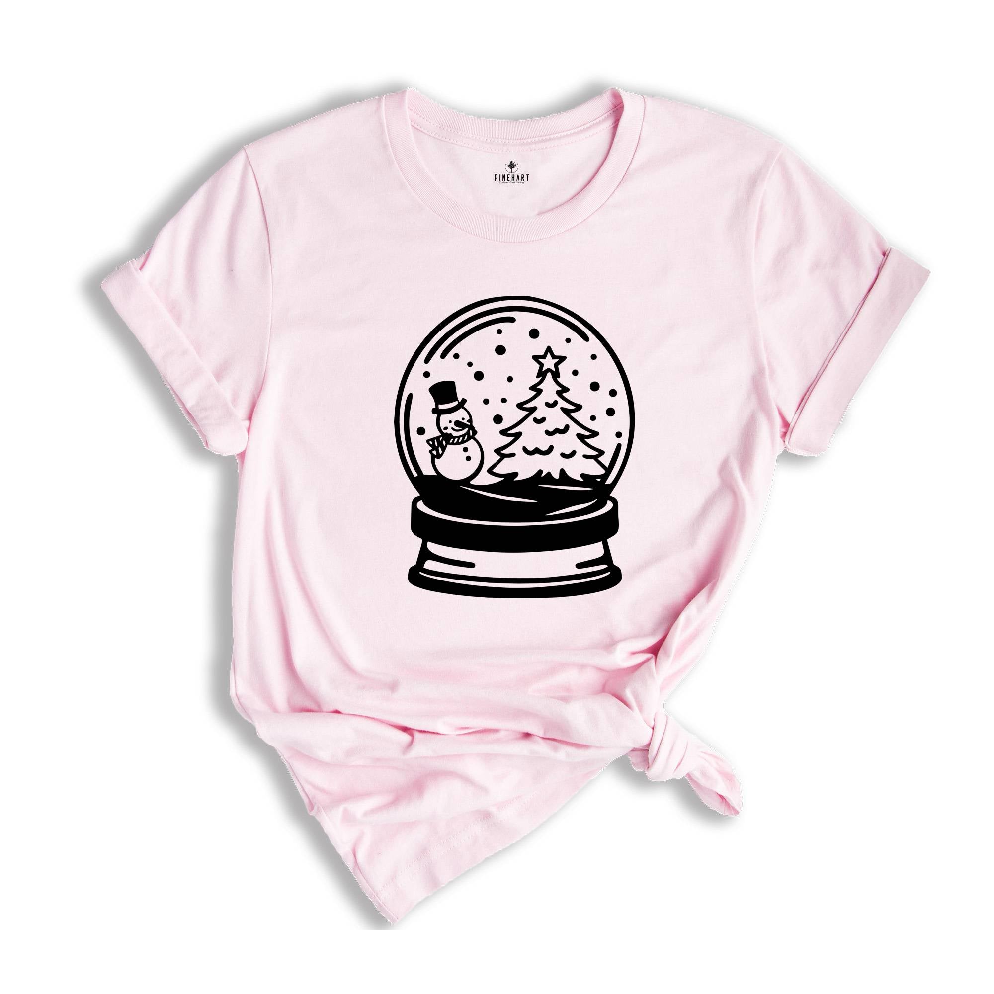 Christmas Snow Globe T-Shirt, Christmas Believe Shirt, Christmas Party, Christmas Family Tee, Mistletoe Shirt, Happy Xmas Gift