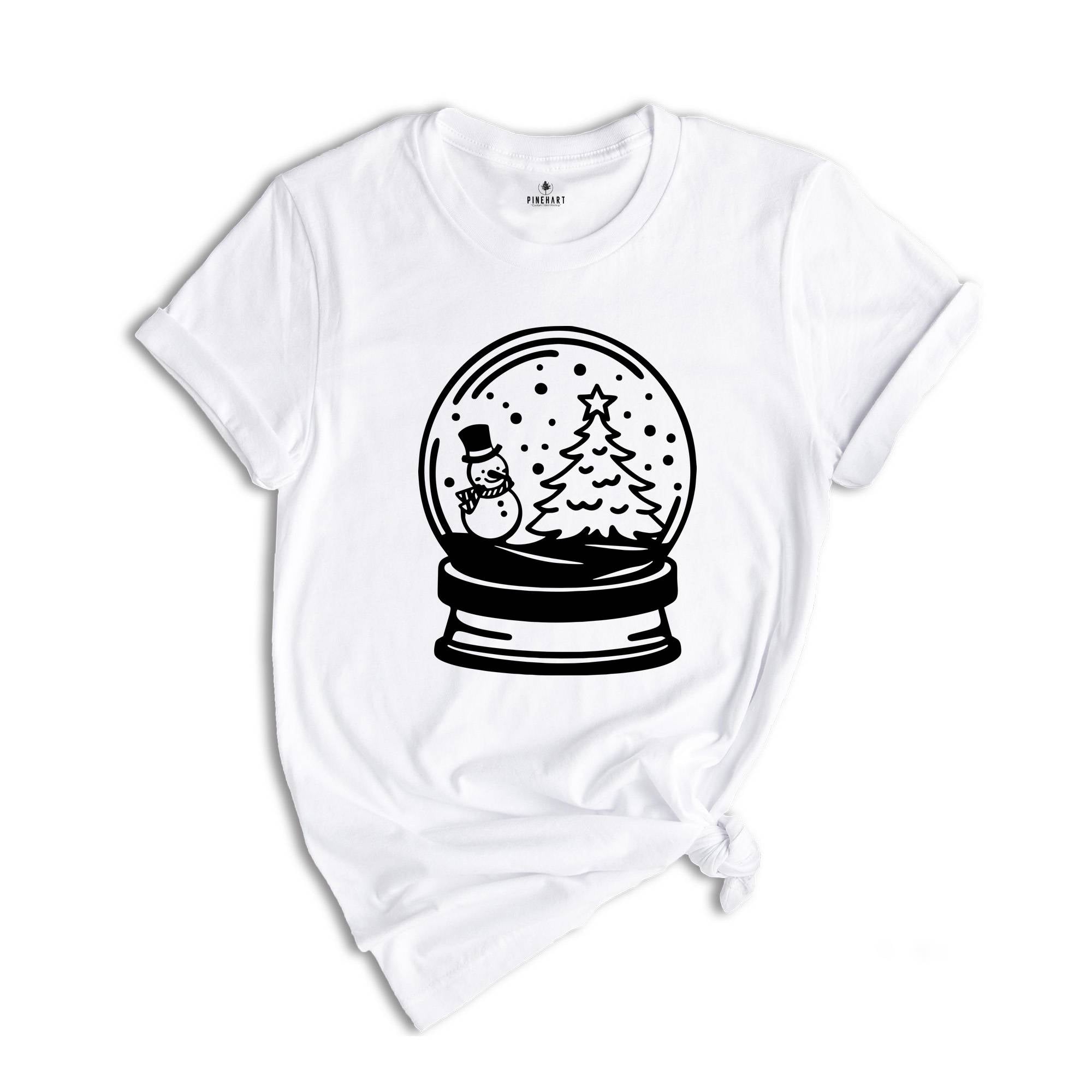 Christmas Snow Globe T-Shirt, Christmas Believe Shirt, Christmas Party, Christmas Family Tee, Mistletoe Shirt, Happy Xmas Gift