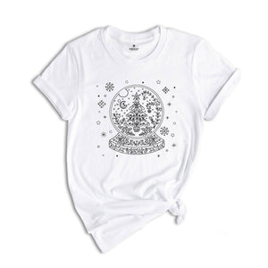 Christmas Snow Globe T-Shirt, Christmas Party, Christmas Family Shirt, Mistletoe Shirt, Happy New Year Tee, Winter Tee