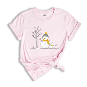 Christmas Snowman And Dog Shirt, Christmas Tree Shirt, Snowman Shirt, Dog Lover Christmas Shirt, Christmas Shirt, Snowman Shirt, Tree Shirt