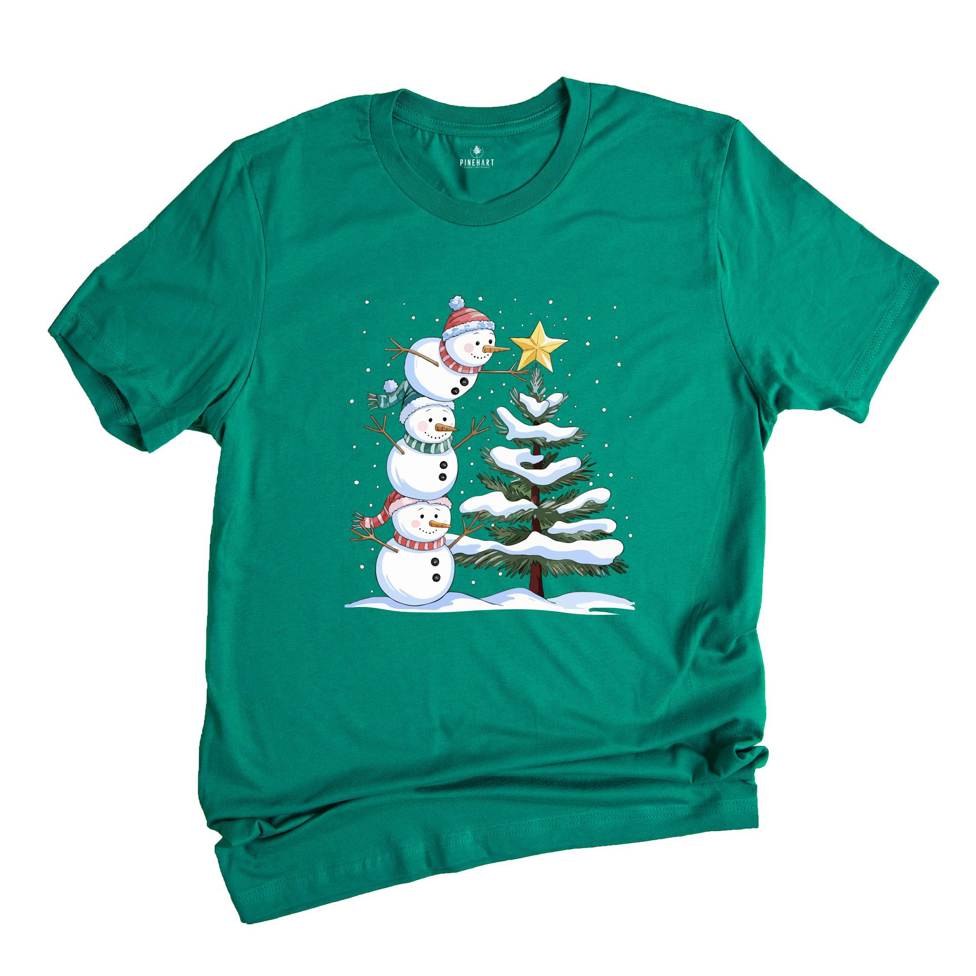 Christmas Snowman Shirt, Cozy Holiday Shirt, Festive SnowmanT-shirt, Xmas Winter Family Gift, Cute Funny Snowman Lover Shirt