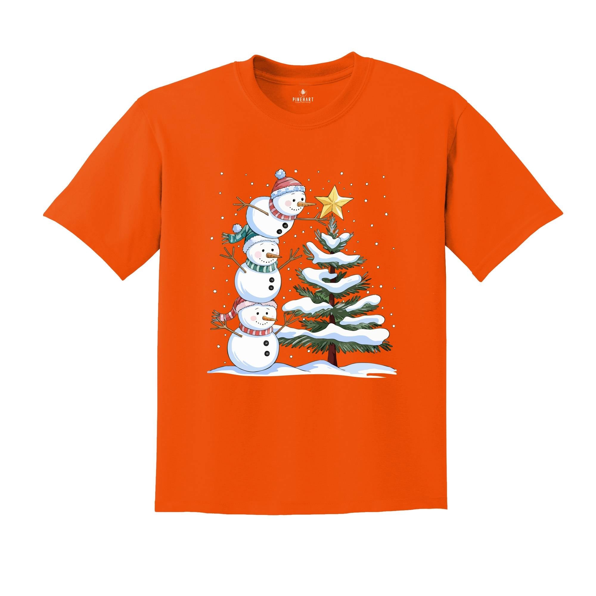 Christmas Snowman Shirt, Cozy Holiday Shirt, Festive SnowmanT-shirt, Xmas Winter Family Gift, Cute Funny Snowman Lover Shirt