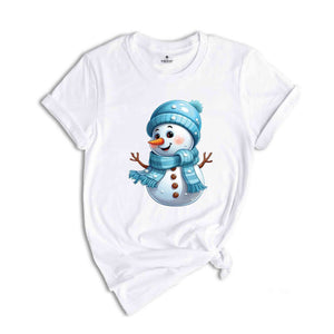 Christmas Snowman Shirt, Cute Snowman Shirt, Christmas Shirt, Cute Winter Shirt, Christmas Gift, New Years Shirt, Holiday Shirt, Snowman Tee
