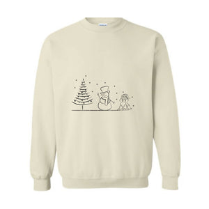 Christmas Snowman Shirt, Christmas Tree Shirt, Holiday Gift Shirt, Christmas Dog Shirt, Christmas Shirts for Women, Christmas Gifts