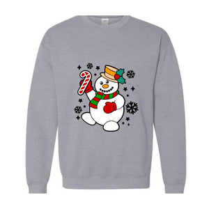 Christmas Snowman Sweatshirt, Snowman Family Christmas Hoodie, Christmas Party Gift, Xmas Pajamas, Christmas Outfit