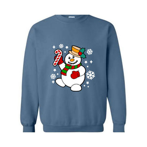 Christmas Snowman Sweatshirt, Snowman Family Christmas Hoodie, Christmas Party Gift, Xmas Pajamas, Christmas Outfit