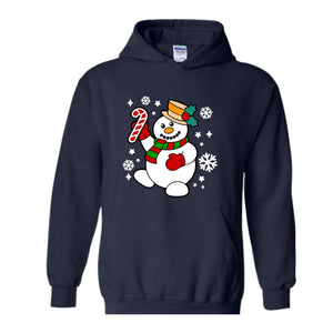 Christmas Snowman Sweatshirt, Snowman Family Christmas Hoodie, Christmas Party Gift, Xmas Pajamas, Christmas Outfit