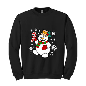 Christmas Snowman Sweatshirt, Snowman Family Christmas Hoodie, Christmas Party Gift, Xmas Pajamas, Christmas Outfit