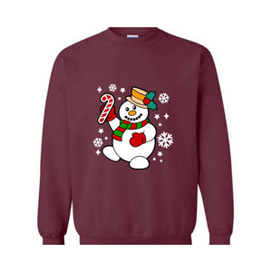 Christmas Snowman Sweatshirt, Snowman Family Christmas Hoodie, Christmas Party Gift, Xmas Pajamas, Christmas Outfit