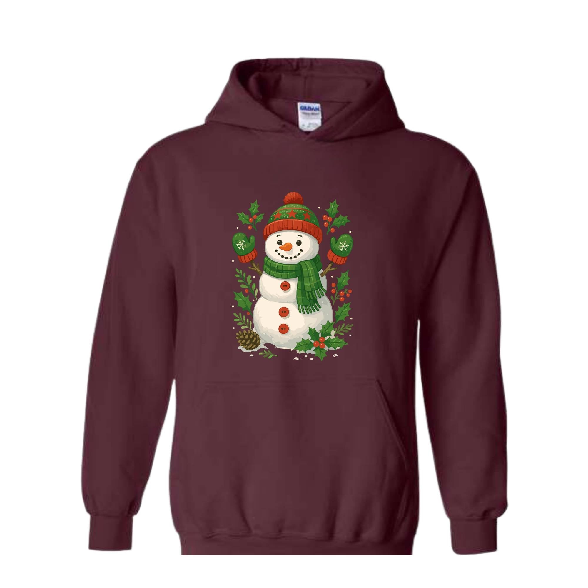 Christmas Snowman Sweatshirt, Christmas Sweatshirt, Snowman Hoodie, Cute Snowman Hoodie, Christmas Hoodie, Christmas Hoodie, Mama Hoodie