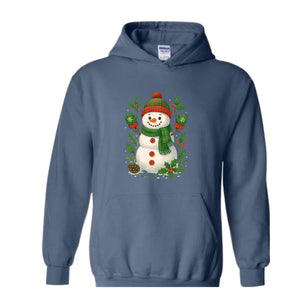 Christmas Snowman Sweatshirt, Christmas Sweatshirt, Snowman Hoodie, Cute Snowman Hoodie, Christmas Hoodie, Christmas Hoodie, Mama Hoodie