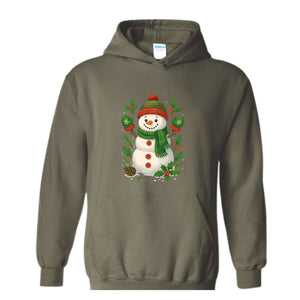 Christmas Snowman Sweatshirt, Christmas Sweatshirt, Snowman Hoodie, Cute Snowman Hoodie, Christmas Hoodie, Christmas Hoodie, Mama Hoodie