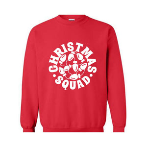 Christmas Squad Sweatshirt, Family Christmas Crew Sweatshirt, Christmas Tree Hoodie, Christmas Gifts for Friend, Christmas Outfit