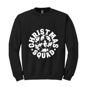 Christmas Squad Sweatshirt, Family Christmas Crew Sweatshirt, Christmas Tree Hoodie, Christmas Gifts for Friend, Christmas Outfit