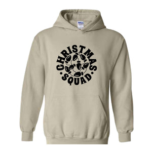 Christmas Squad Sweatshirt, Family Christmas Crew Sweatshirt, Christmas Tree Hoodie, Christmas Gifts for Friend, Christmas Outfit