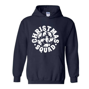 Christmas Squad Sweatshirt, Family Christmas Crew Sweatshirt, Christmas Tree Hoodie, Christmas Gifts for Friend, Christmas Outfit