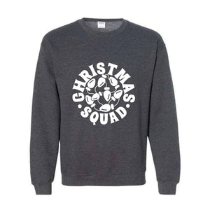 Christmas Squad Sweatshirt, Family Christmas Crew Sweatshirt, Christmas Tree Hoodie, Christmas Gifts for Friend, Christmas Outfit