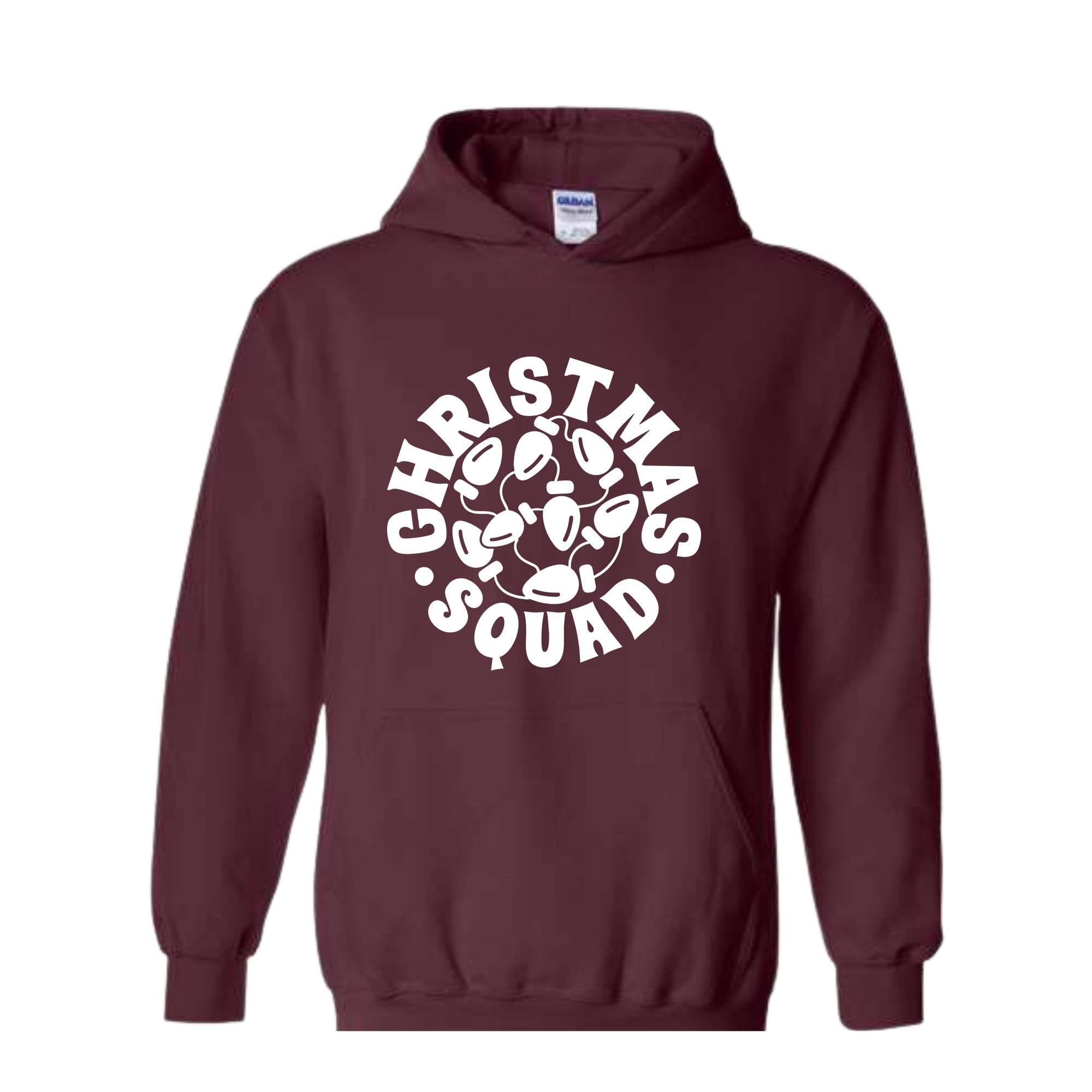 Christmas Squad Sweatshirt, Family Christmas Crew Sweatshirt, Christmas Tree Hoodie, Christmas Gifts for Friend, Christmas Outfit