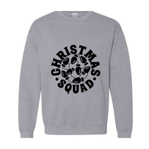 Christmas Squad Sweatshirt, Family Christmas Crew Sweatshirt, Christmas Tree Hoodie, Christmas Gifts for Friend, Christmas Outfit
