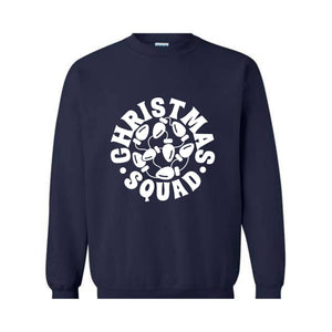 Christmas Squad Sweatshirt, Family Christmas Crew Sweatshirt, Christmas Tree Hoodie, Christmas Gifts for Friend, Christmas Outfit