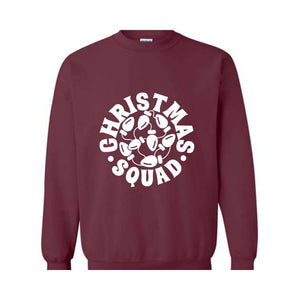 Christmas Squad Sweatshirt, Family Christmas Crew Sweatshirt, Christmas Tree Hoodie, Christmas Gifts for Friend, Christmas Outfit