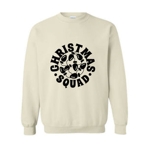 Christmas Squad Sweatshirt, Family Christmas Crew Sweatshirt, Christmas Tree Hoodie, Christmas Gifts for Friend, Christmas Outfit