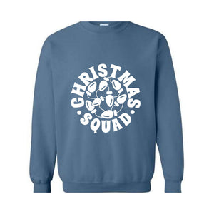 Christmas Squad Sweatshirt, Family Christmas Crew Sweatshirt, Christmas Tree Hoodie, Christmas Gifts for Friend, Christmas Outfit