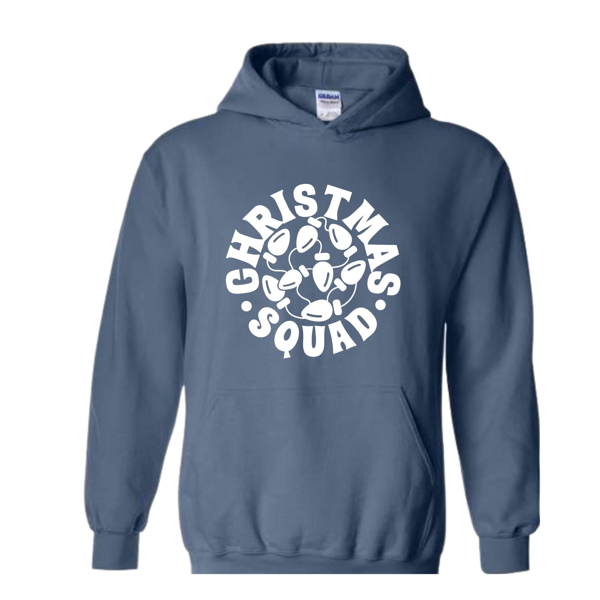 Christmas Squad Sweatshirt, Family Christmas Crew Sweatshirt, Christmas Tree Hoodie, Christmas Gifts for Friend, Christmas Outfit