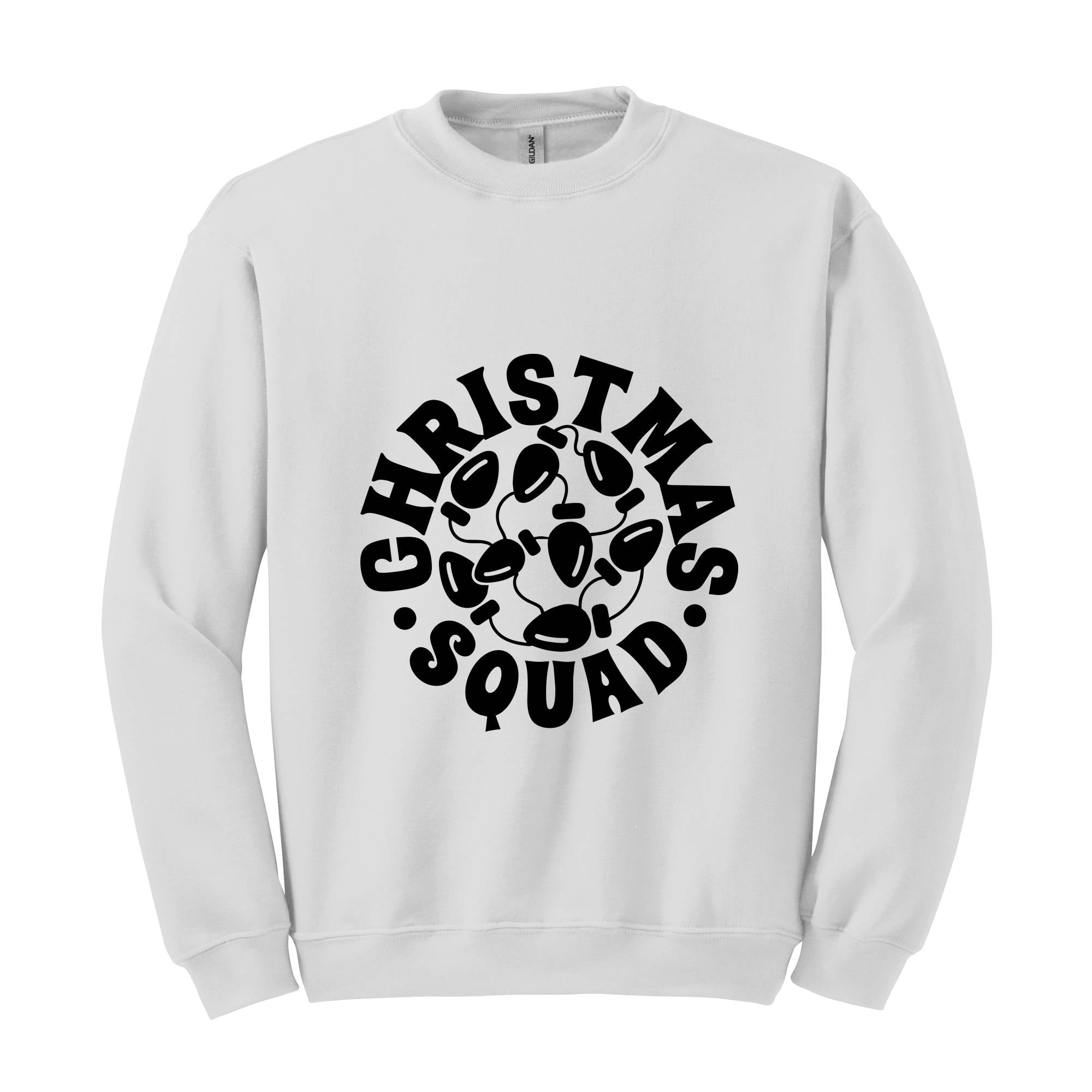 Christmas Squad Sweatshirt, Family Christmas Crew Sweatshirt, Christmas Tree Hoodie, Christmas Gifts for Friend, Christmas Outfit